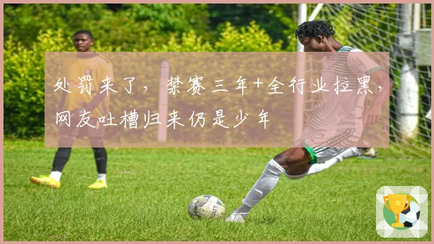 处罚来了，禁赛三年+全行业拉黑，网友吐槽归来仍是少年